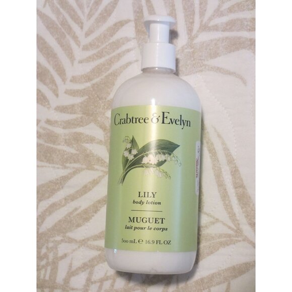 Crabtree & Evelyn Lily Body Lotion 16.9 Fl Oz Hydrating & Nourishing Formula - Picture 1 of 1